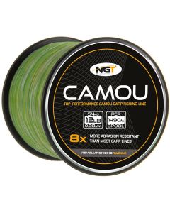 Buy NGT Camou Line - 12lb (1490m) Bulk Spool by NGT for only £8.54 in Fishing Line, Monofilament Line at Big Bill's Fishing Shack, Main Website.
