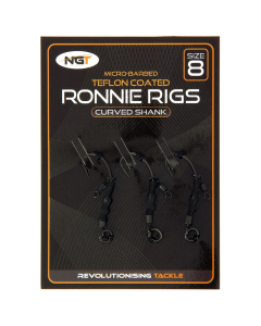 Buy NGT Triple Pack Ronnie Rigs - Size 8 Micro Barbed for only £3.99 in Rigs, Ronnie Rigs at Big Bill's Fishing Shack, Main Website.