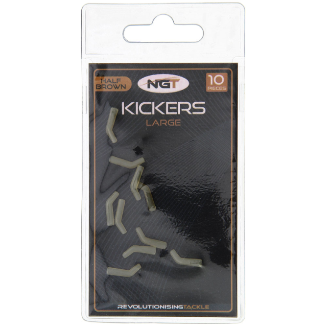 Buy NGT Kickers - Large Half Brown for only £3.99 in Rigs, Rig Tying Tools at Big Bill's Fishing Shack, Main Website.