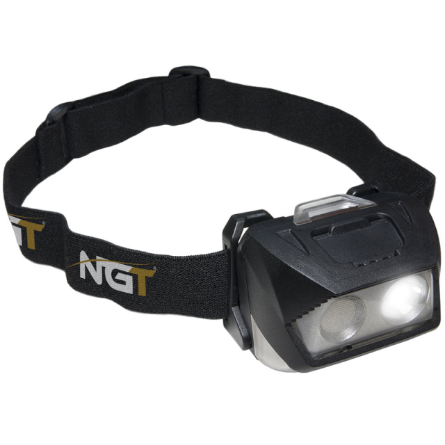 Buy NGT Dynamic Cree Light - 200 Lumens with USB Rechargable 1200mAh Battery for only £15.99 in Lighting & Power, Head Torches at Big Bill's Fishing Shack, Main Website.