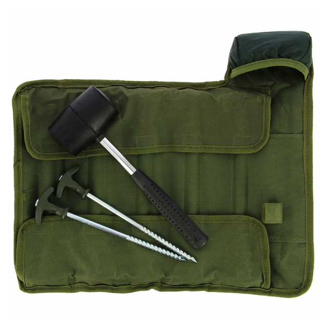 Buy NGT Bivvy Peg Set 10 x 8" Bivvy Pegs and Mallet in Roll Up Case for only £11.99 in Shelter & Bivvies, Bivvy Accessories at Big Bill's Fishing Shack, Main Website.