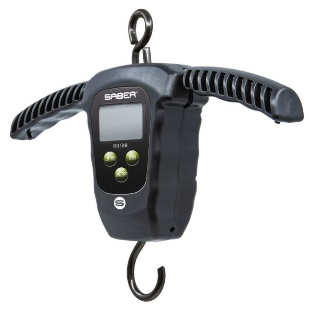 Buy Saber Digital Folding Scales for only £33.99 in Slings & Weighing, Angling Scales at Big Bill's Fishing Shack, Main Website.