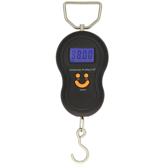 Buy Angling Pursuits Electronic Scales - 40kg / 88lb Electronic Scales for only £5.99 in Slings & Weighing, Angling Scales at Big Bill's Fishing Shack, Main Website.
