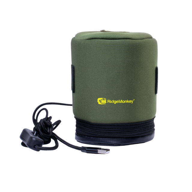 Buy RidgeMonkey EcoPower Heated Gas Canister Cover for only £23.99 in Camping Stoves/ Gas, Gas Covers at Big Bill's Fishing Shack, Main Website.