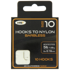 Buy NGT Hook to Nylon Barbless Size 10 by NGT for only £8.99 in Bait & Tackle, Rigs, Hooks at Big Bill's Fishing Shack, Main Website.