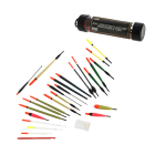 Buy NGT Float Set - 24pc Mixed Float and Accessory Set in Tube by NGT for only £10.99 in Terminal Tackle, Weights & Sinkers, Floats at Big Bill's Fishing Shack, Main Website.