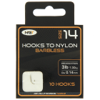 Buy NGT Hook to Nylon Barbless Size 14 by NGT for only £1.45 in Rigs, Hooks at Big Bill's Fishing Shack, Main Website.